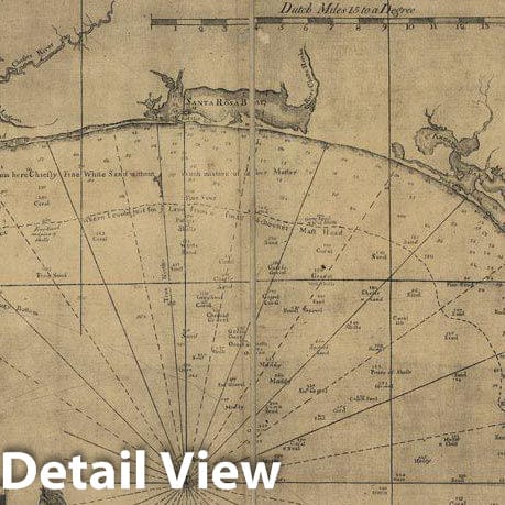 Historic Map : 18th Century Coastal Charts, Province of West Florida 1781 Topographic Map , Vintage Wall Art
