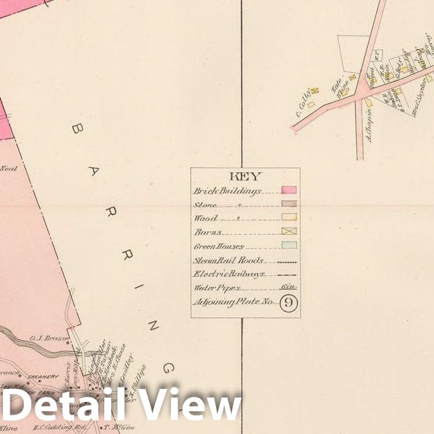 Historic Map : Atlas of Berkshire County Massachusetts, Alford & Egremont 1904 Plate 037 , Vintage Wall Art