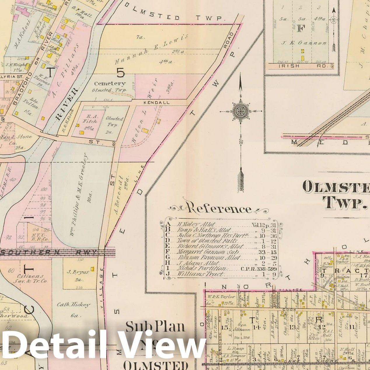 Historic Map : Plat Book of The City of Cleveland, Vol. Three, Cleveland 1920 Plate 041 , Vintage Wall Art