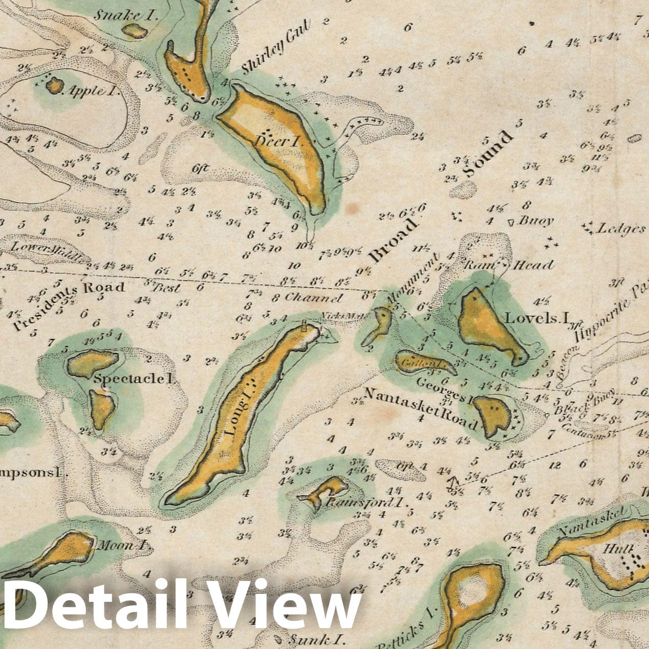 Historic Map : Boston Topographic Map , Vintage Wall Art