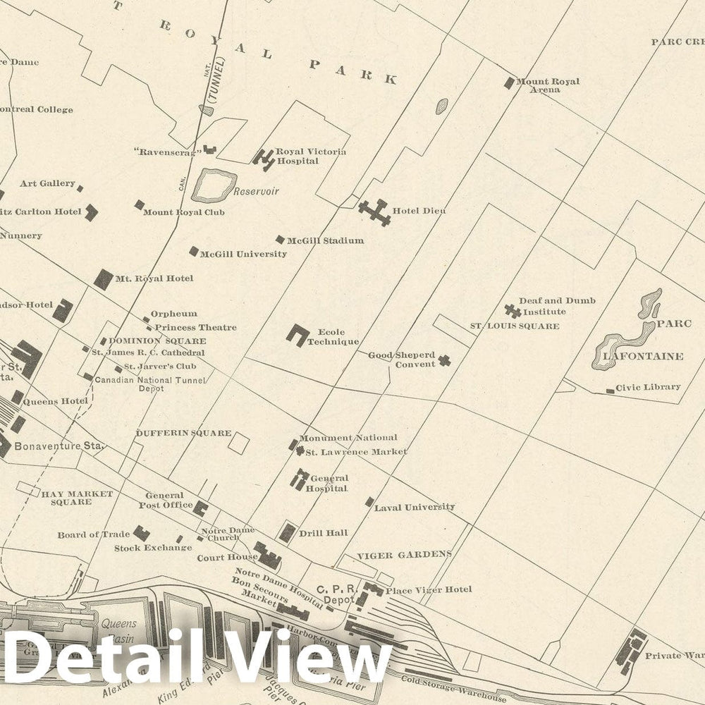 Historic Map : Commercial Atlas of America, 56th Edition, Montreal 1925 , Vintage Wall Art