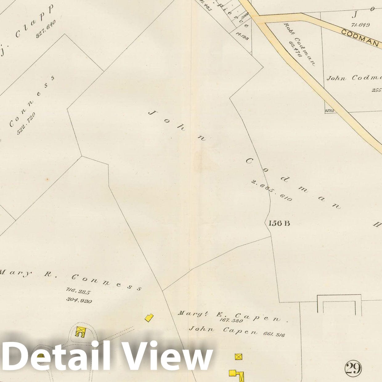 Historic Map : Atlas City of Boston, Vol. 5, Dorchester, Dorchester 1889 Plate 030 , Vintage Wall Art