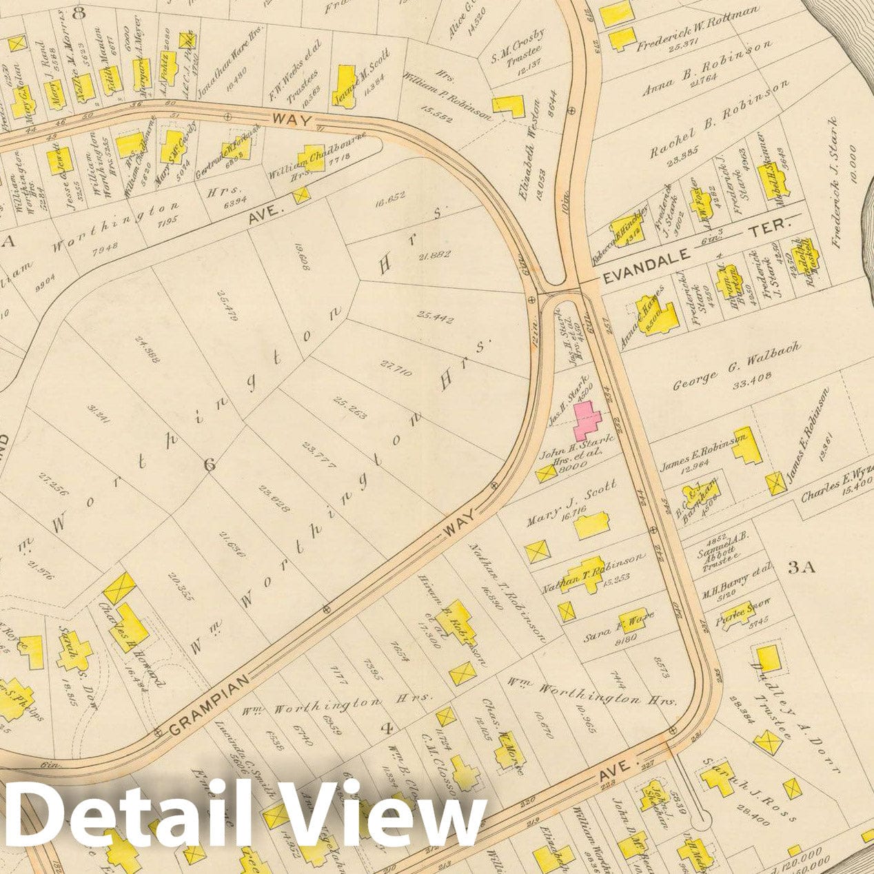 Historic Map : Atlas City of Boston, Vol. 5, Dorchester, Dorchester 1898 Plate 009 , Vintage Wall Art