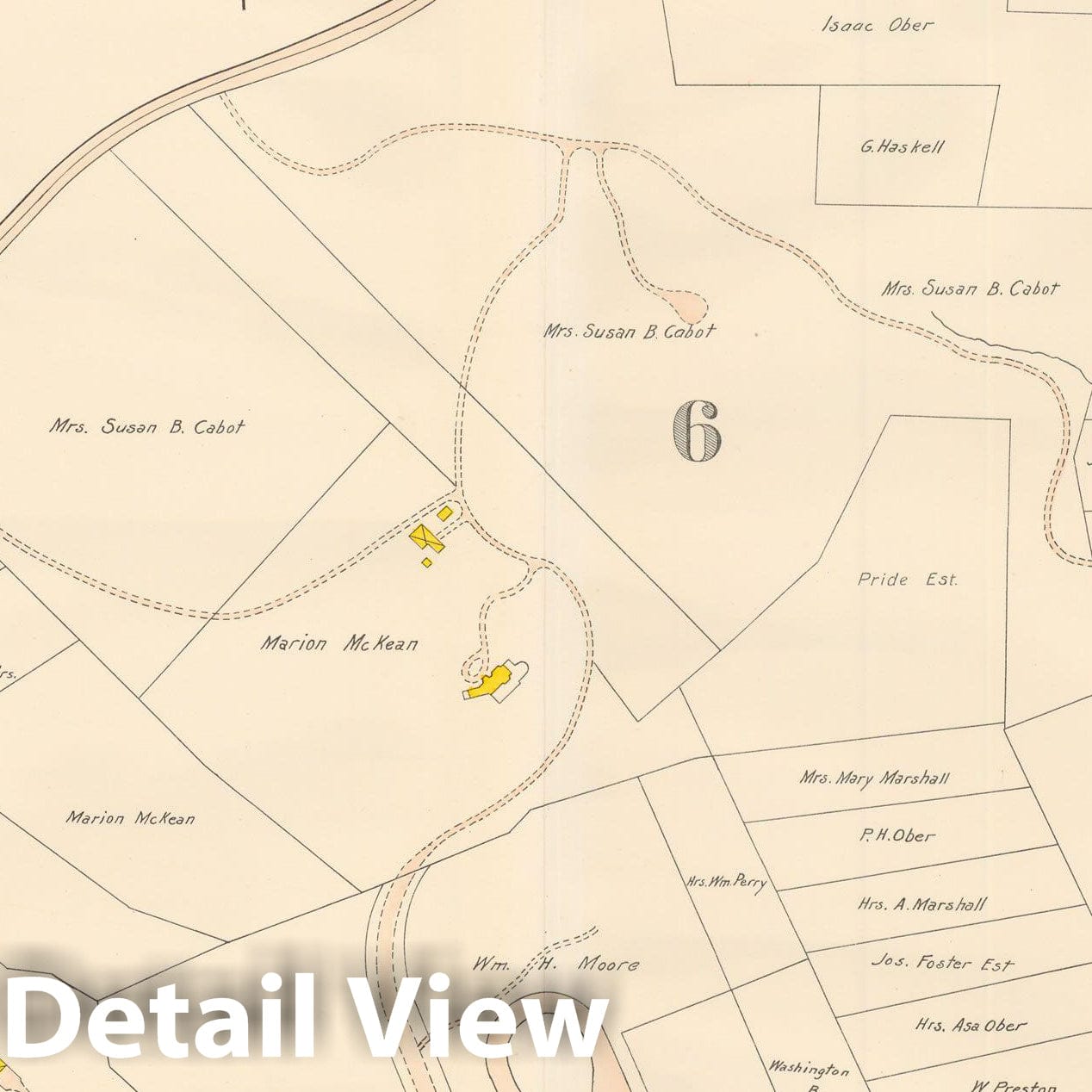 Historic Map : Beverly 1907 Plate 020 , Atlas City of Beverly , Vintage Wall Art