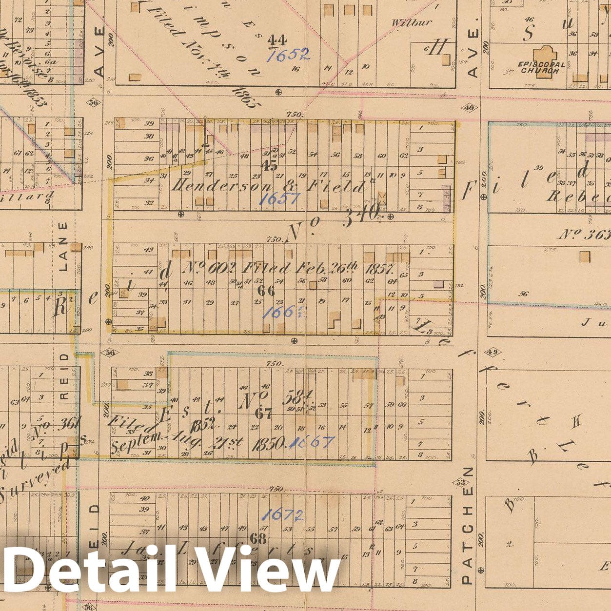 Historic Map : Atlas of Brooklyn Vol. 1, Brooklyn 1880 Plate F , Vintage Wall Art