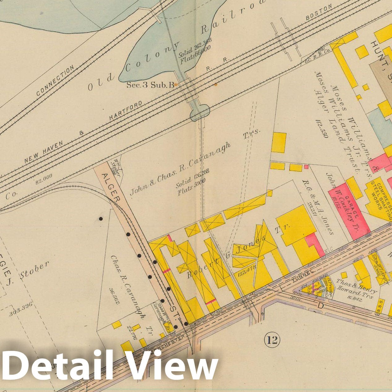 Historic Map : Atlas City of Boston: South Boston 1919 Plate 031 , Vintage Wall Art