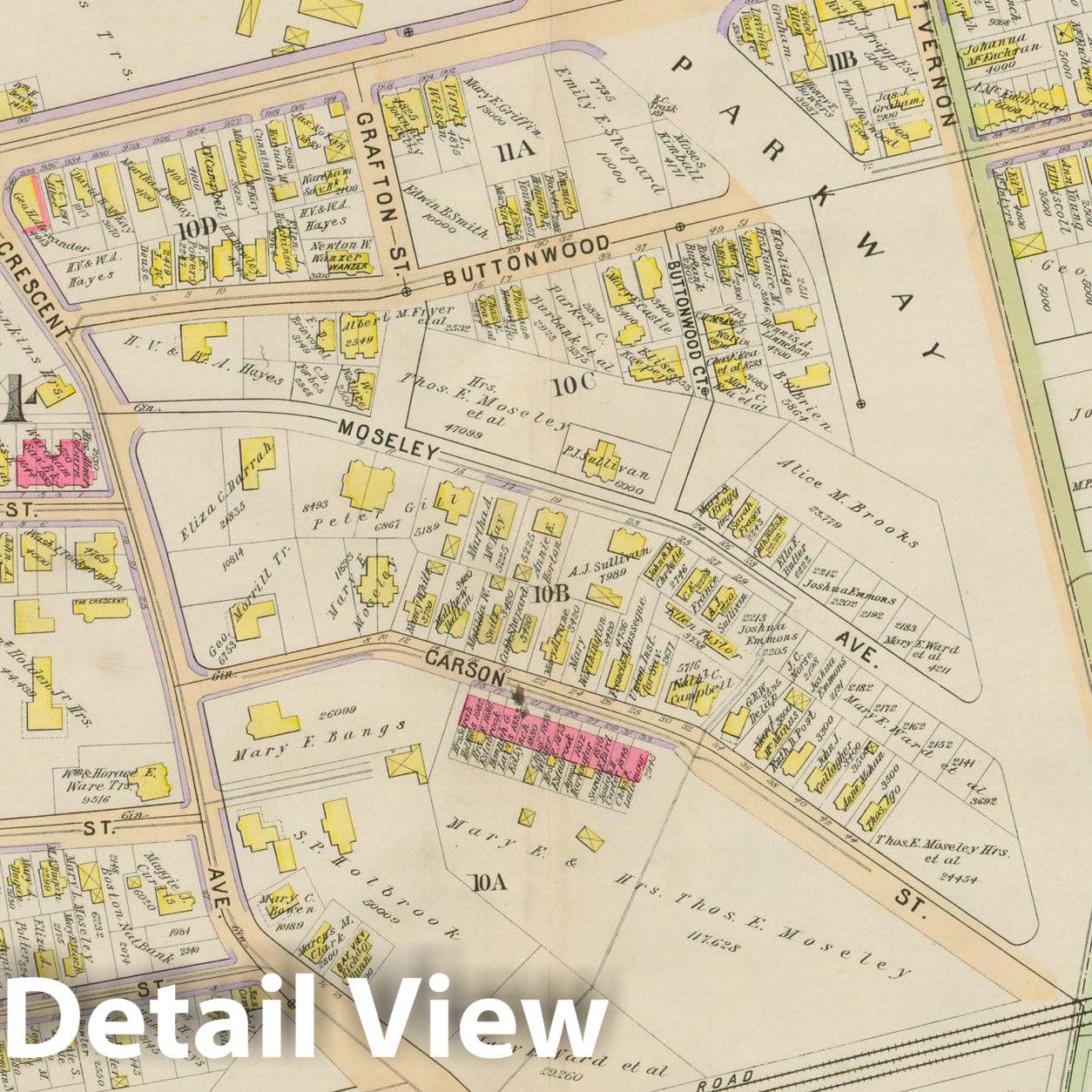 Historic Map : Atlas City of Boston, Vol. 5, Dorchester, Dorchester 1894 Plate 003 , Vintage Wall Art