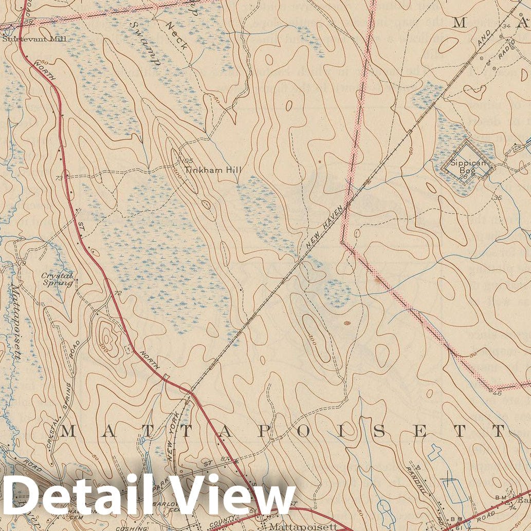 Historic Map : USGS 7.5 Minute Sheets and Quadrangles, Marion & Mattapoisett 1944 Topographic Map , Vintage Wall Art