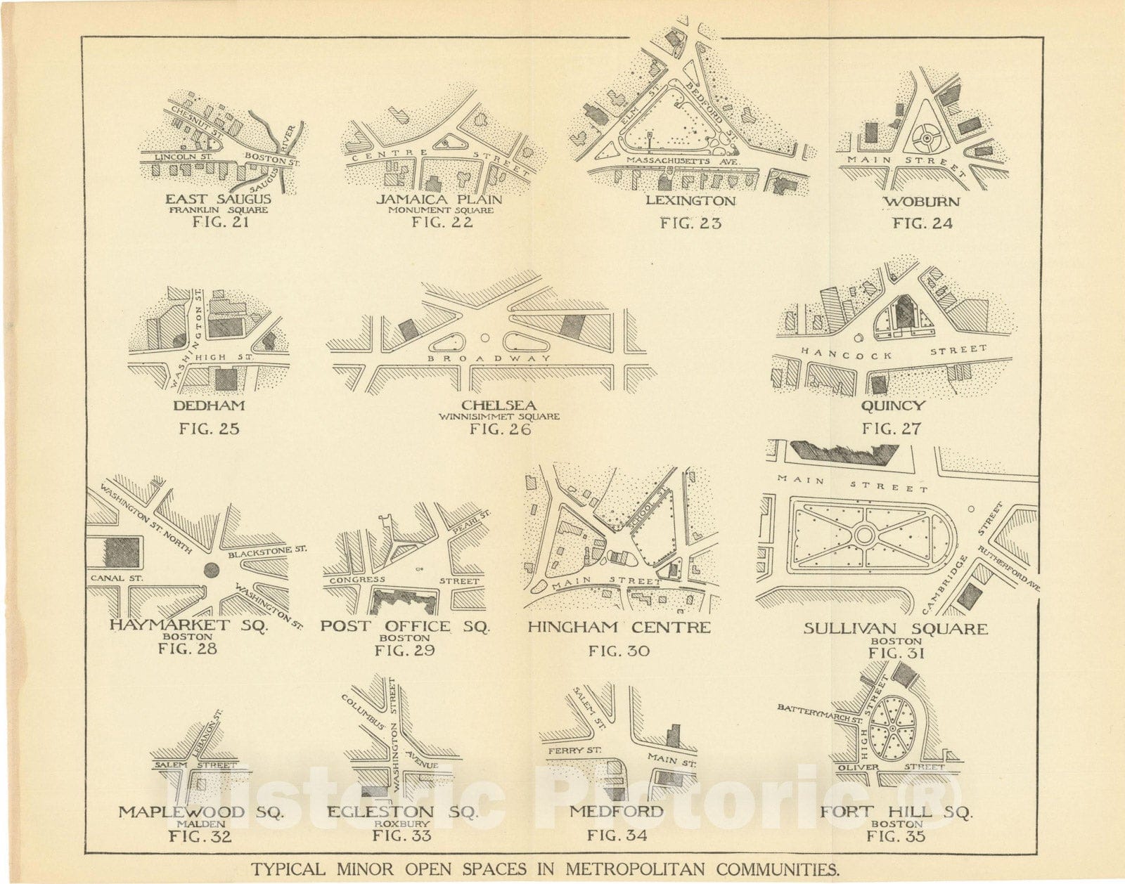Historic Map : Boston & Lexington & Milton & Quincy & Saugus 1909 , Vintage Wall Art