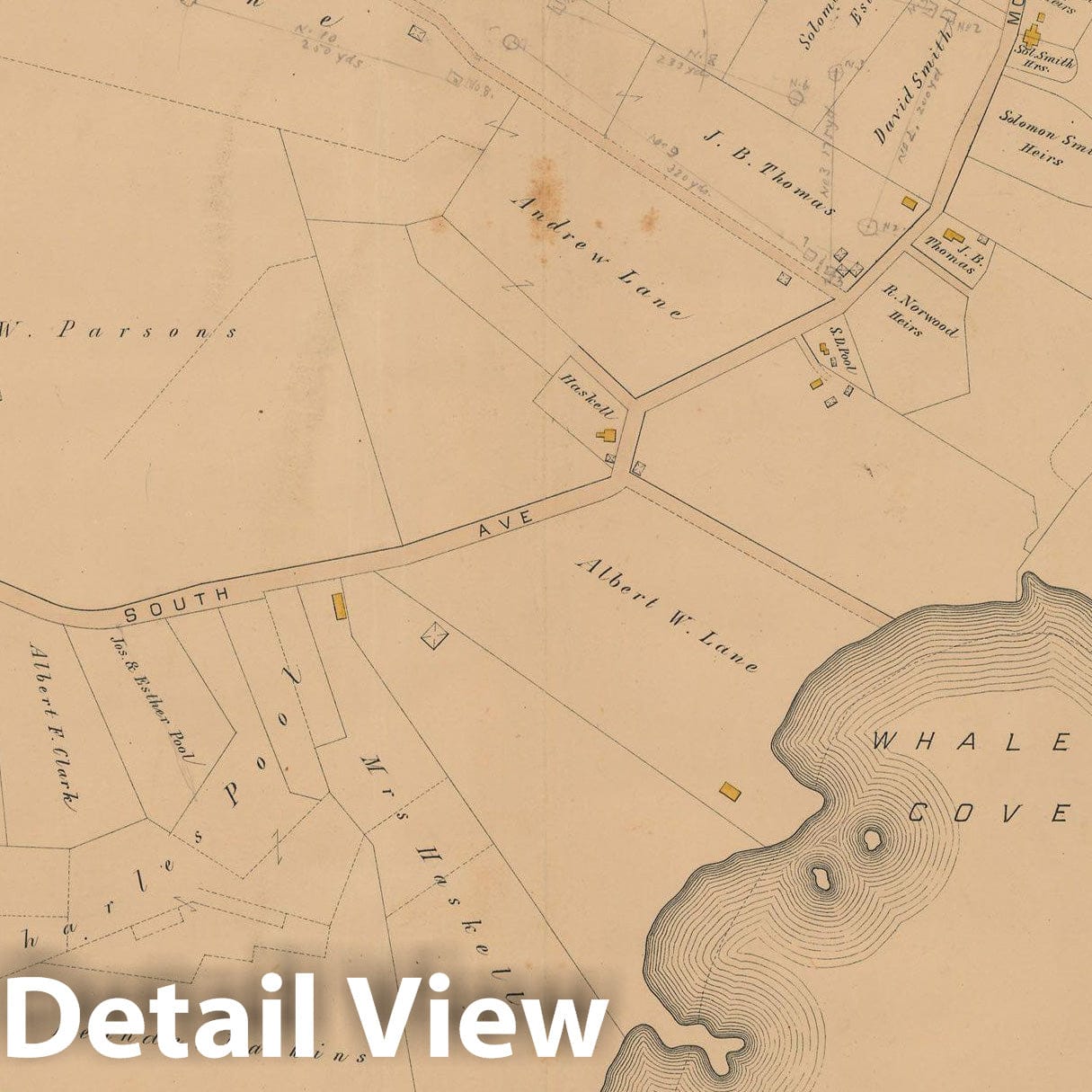 Historic Map : Atlas City of Gloucester and Town of Rockport 1884 Plate 023 , Vintage Wall Art