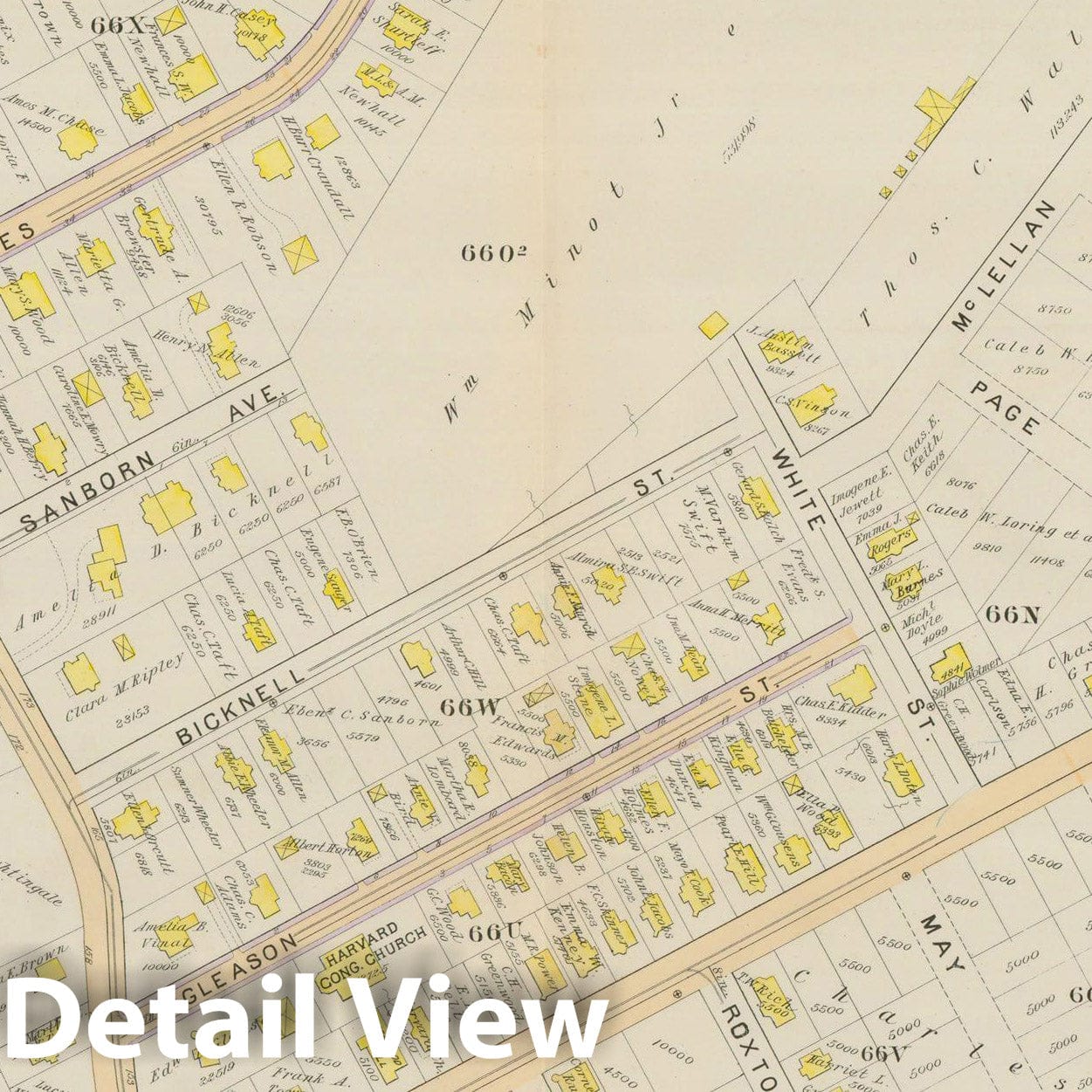 Historic Map : Atlas City of Boston, Vol. 5, Dorchester, Dorchester 1894 Plate 015 , Vintage Wall Art