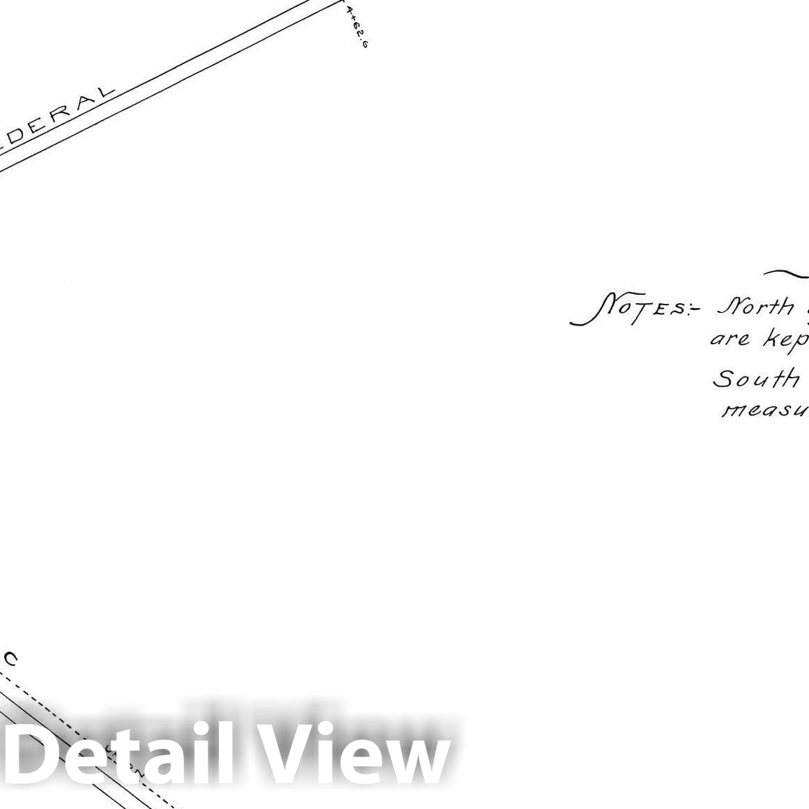 Historic Map : Boston Elevated Railway Track Plans, Boston 1899-1915 Plate 032 , Vintage Wall Art