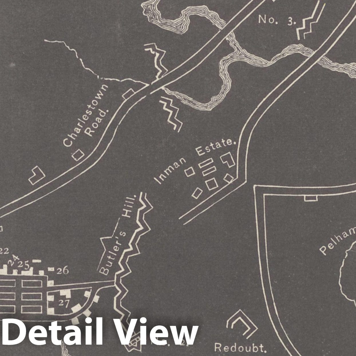 Historic Map : Cambridge 1776 , Vintage Wall Art