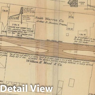 Historic Map : Cambridge Broad Canal 1902 Charles River Dam Report , Vintage Wall Art