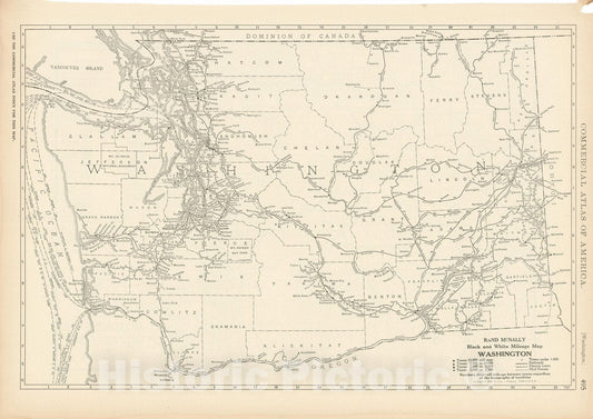 Historic Map : Washington 1925 , Vintage Wall Art
