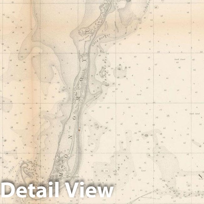 Historic Map : Chatham 1856 Topographic Map , Vintage Wall Art
