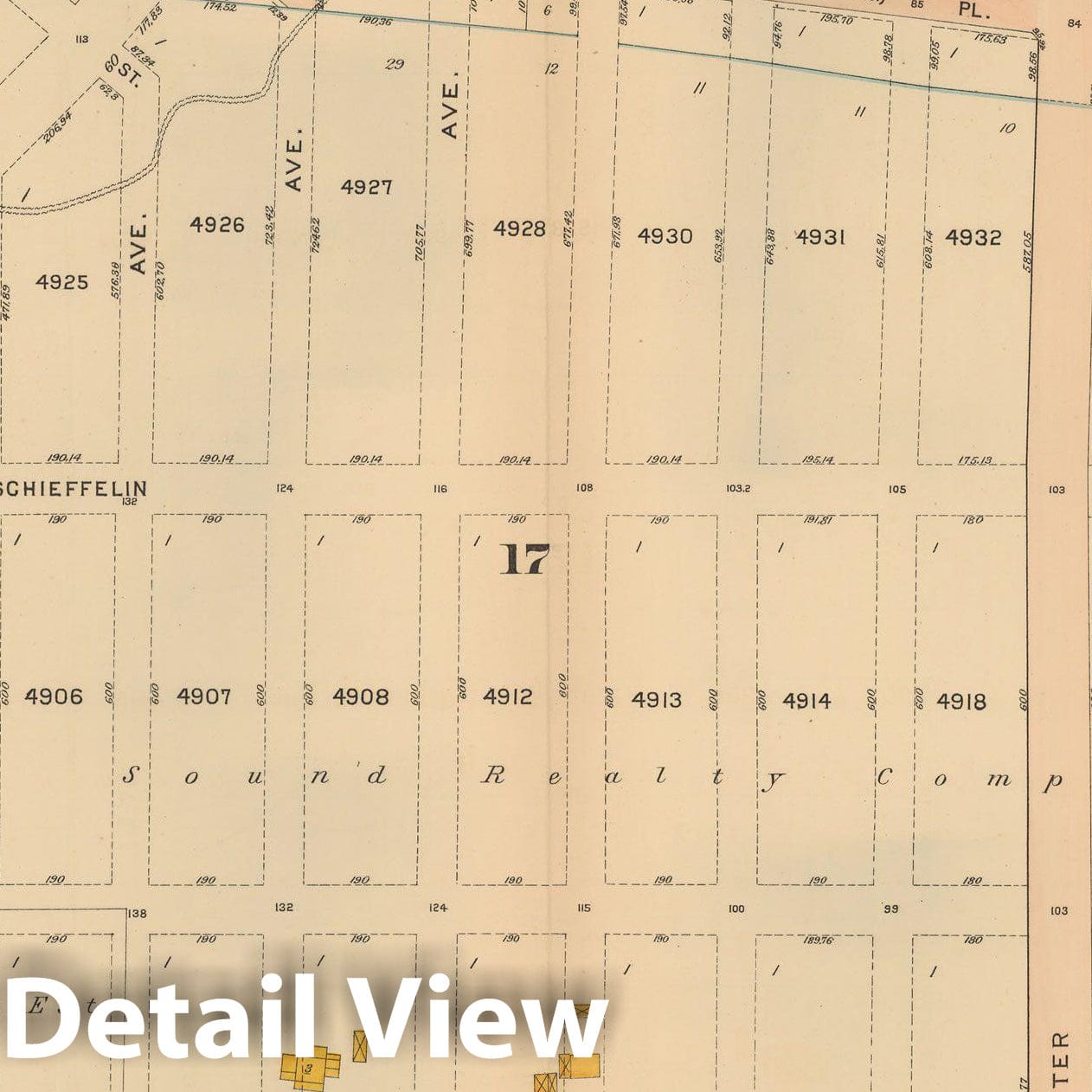 Historic Map : Atlas City of NY, Borough of The Bronx, Annexed District, The Bronx 1913 Plate 009 , Vintage Wall Art