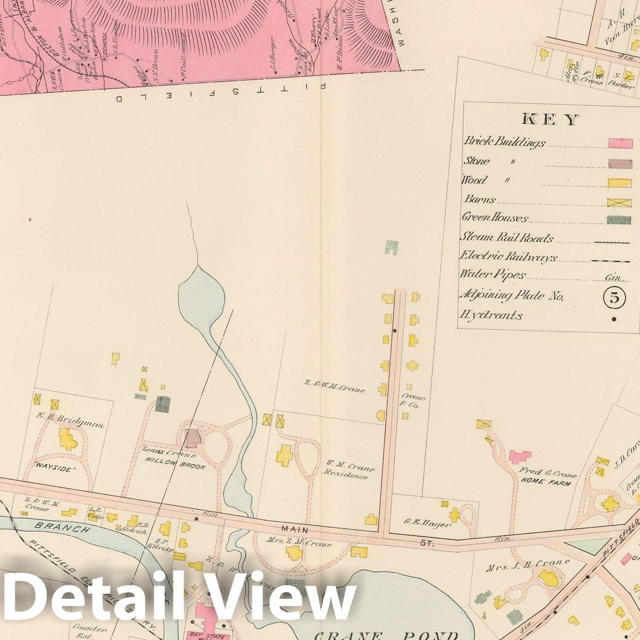 Historic Map : Atlas of Berkshire County Massachusetts, Dalton 1904 Plate 012 , Vintage Wall Art