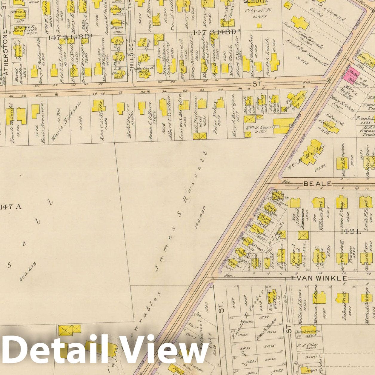 Historic Map : Atlas City of Boston, Vol. 5, Dorchester, Dorchester 1898 Plate 028 , Vintage Wall Art