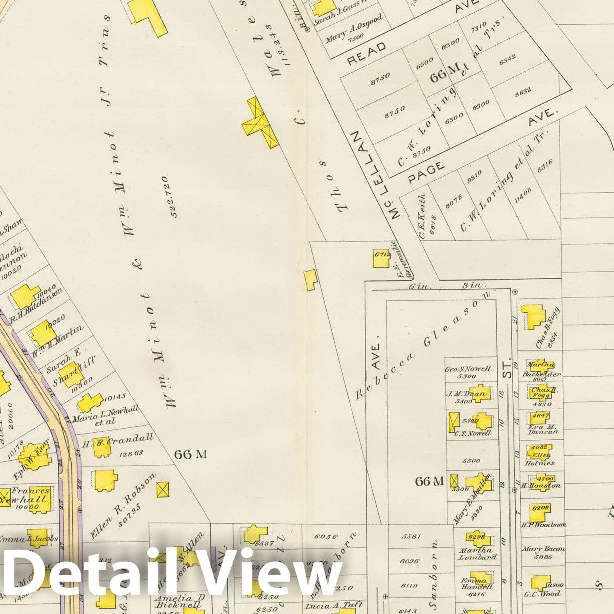 Historic Map : Atlas City of Boston, Vol. 5, Dorchester, Dorchester 1889 Plate 014 , Vintage Wall Art