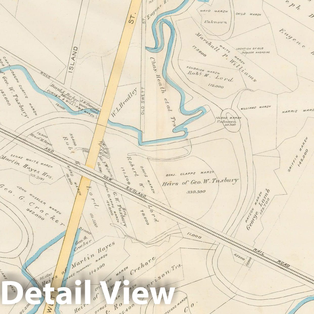 Historic Map : Atlas City of Boston, Vol. 5, Dorchester, Dorchester 1889 Plate 034 , Vintage Wall Art