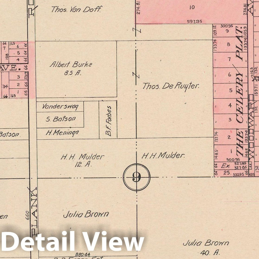 Historic Map : Kalamazoo 1910 , Standard Atlas of Kalamazoo County , v2, Vintage Wall Art
