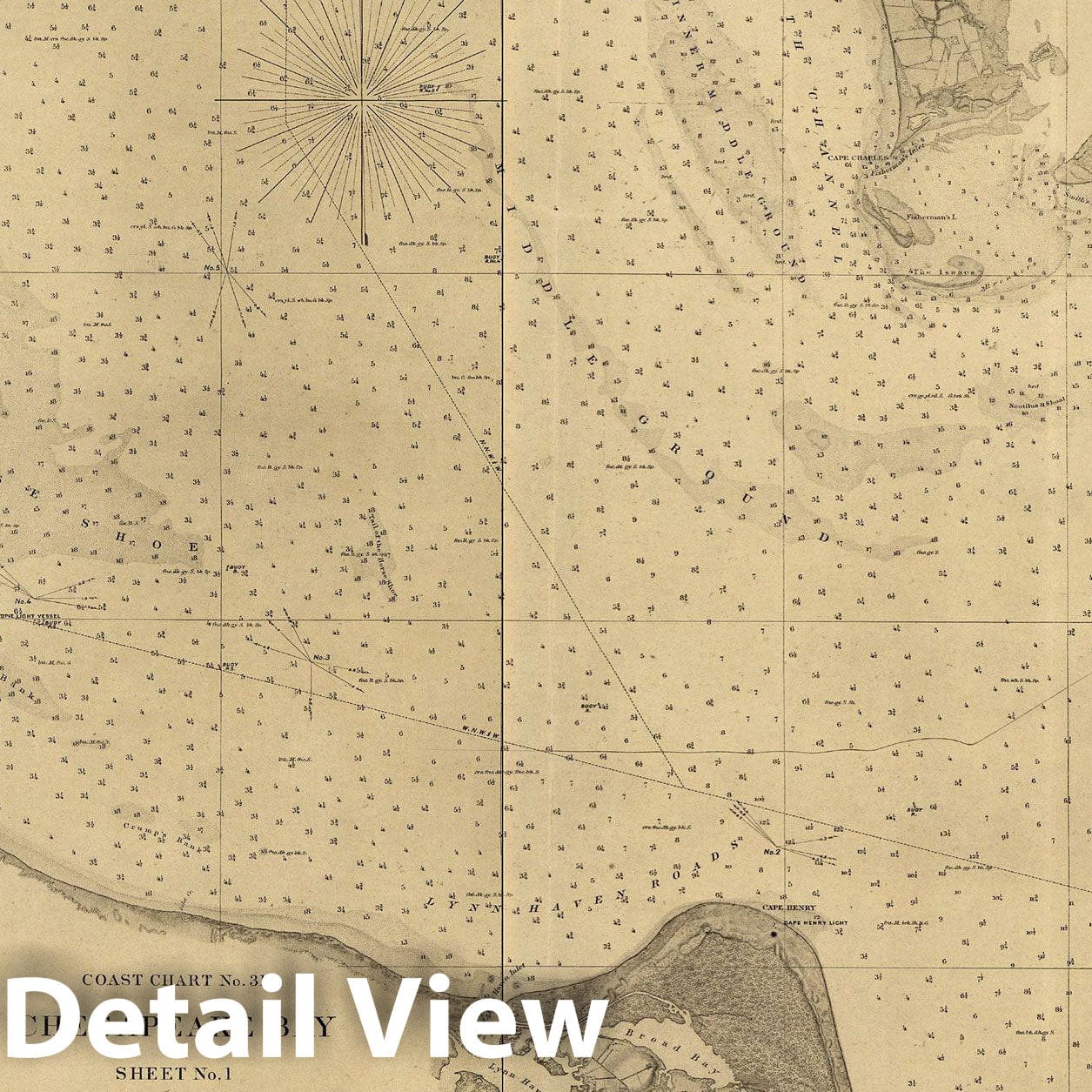 Historic Map : Virginia, New York & Virginia 1863 Topographic Map , Vintage Wall Art