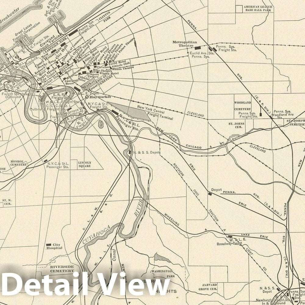Historic Map : Commercial Atlas of America, 56th Edition, Cleveland 1925 , Vintage Wall Art