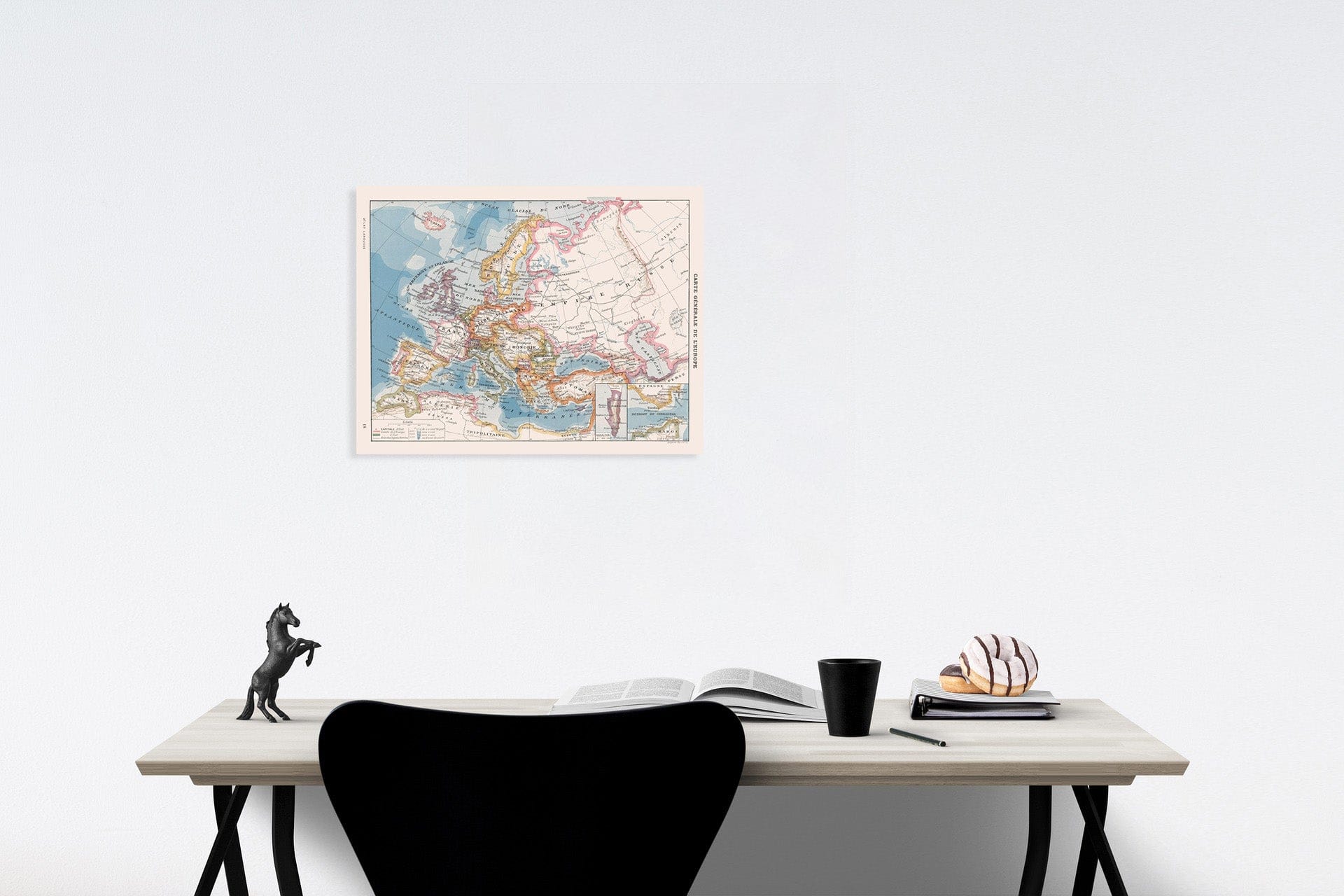 Europe 1900 Historical Map Print
