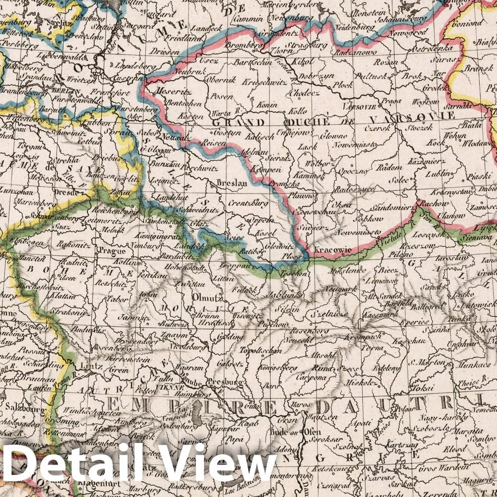 Germany in 1812 Historical Map Print