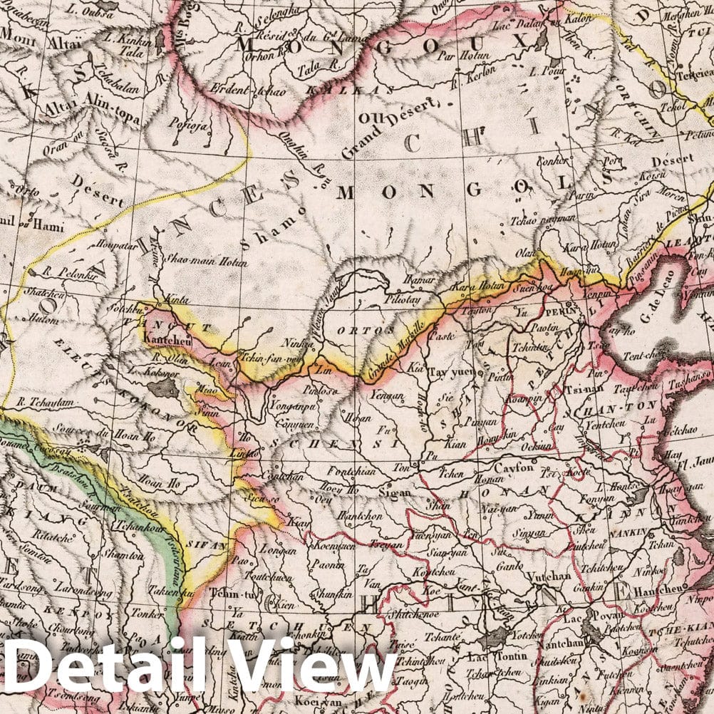 China, Japan, Korea, and Tibet, 1812 - Historical Map Print