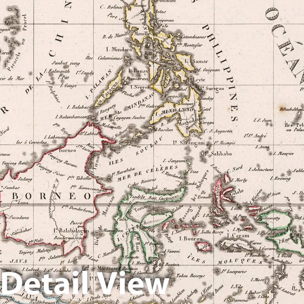 Western Ocean, 1812 - Historical Map Reproduction