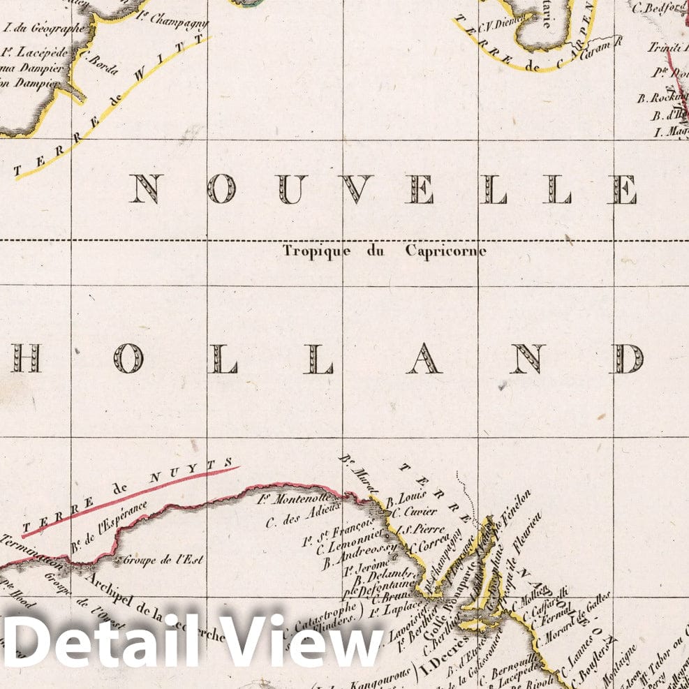 Central Ocean, 1812 - Historical Map Reproduction