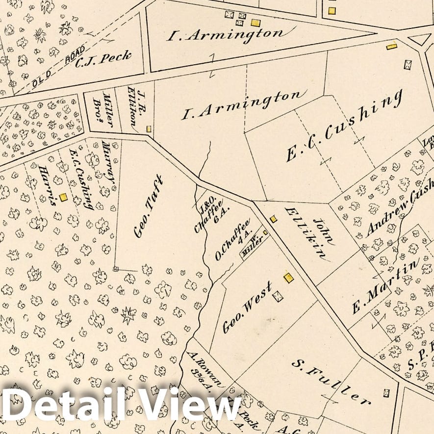 Seekonk, Massachusetts - Plate No. 26, 1882 - Historical Map Print