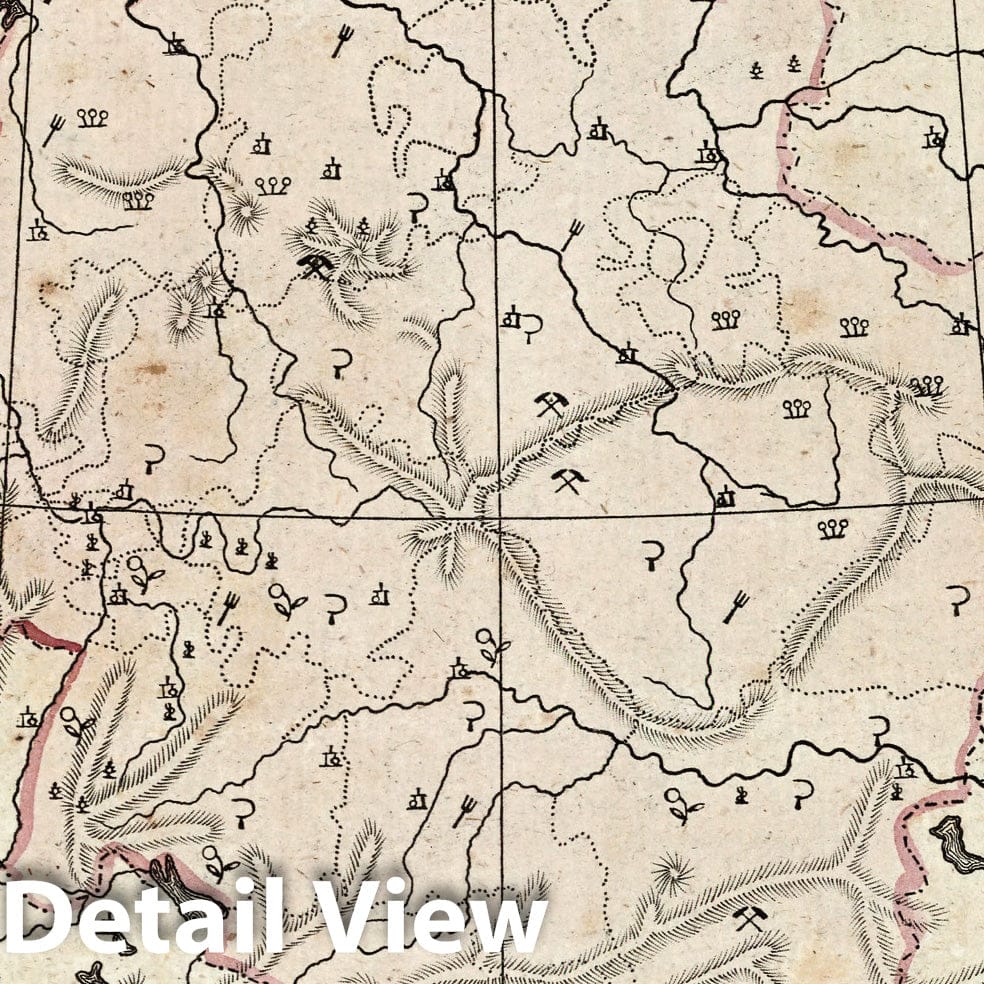 Germany and Poland, 1799 - Historical Map Print