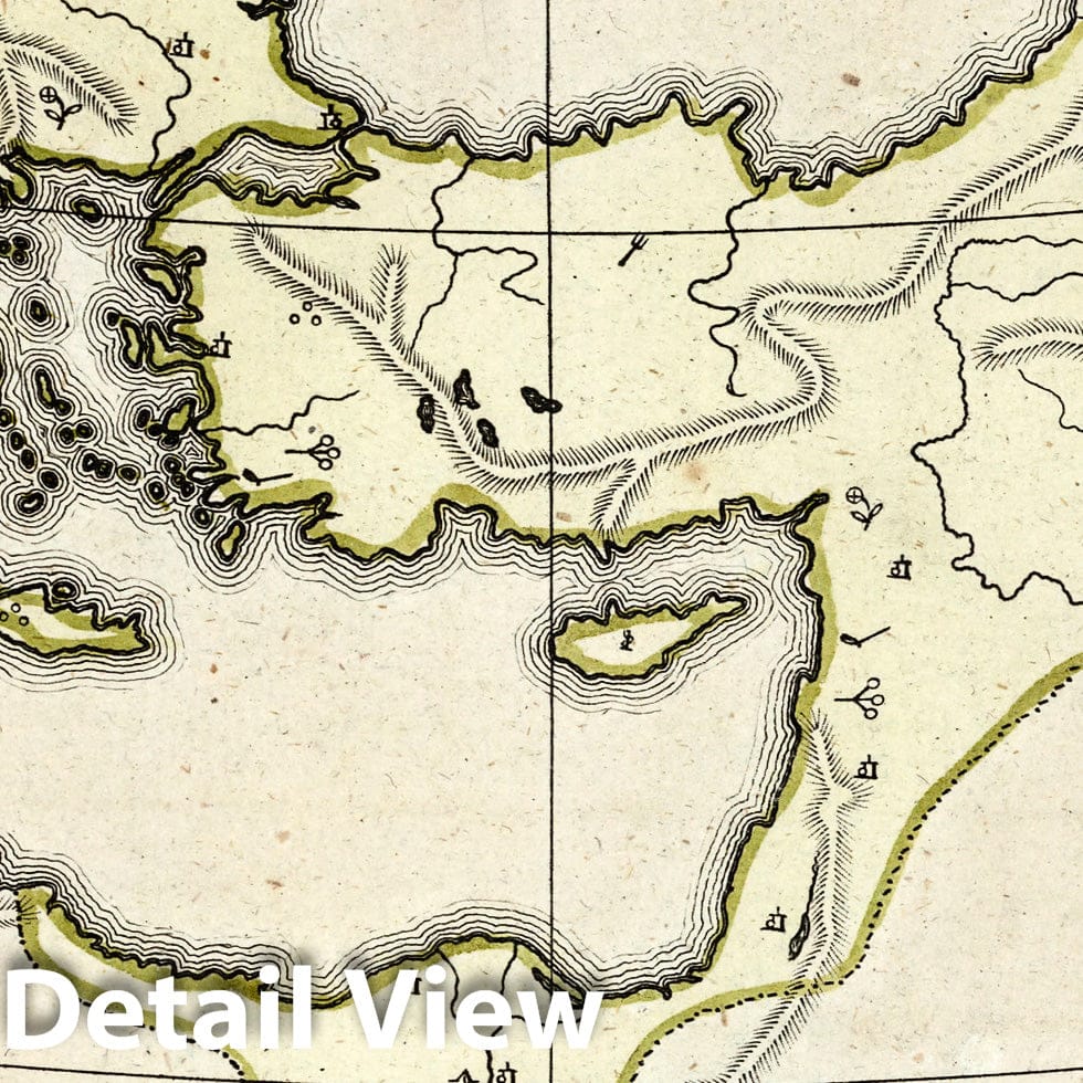Eastern Mediterranean, 1799 - Historical Map Print