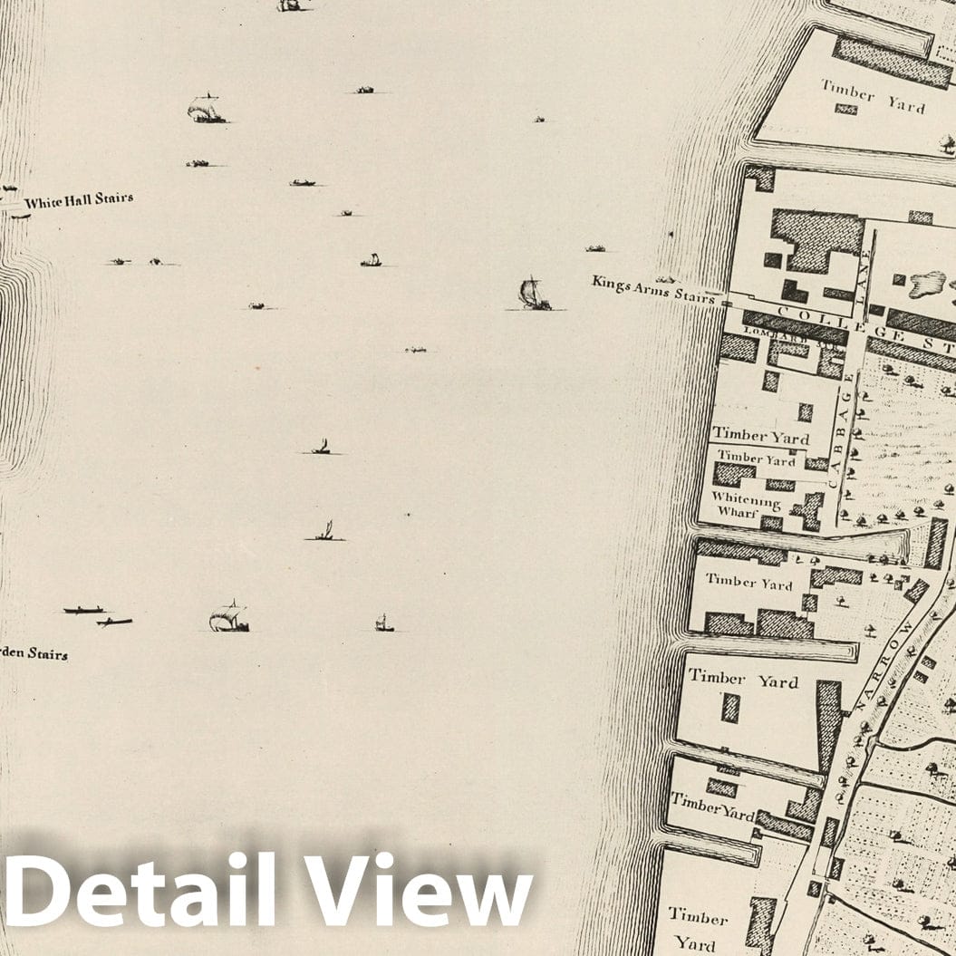London, England - Sheet C 2 (b), 1746 - Rocque's Map Reproduction