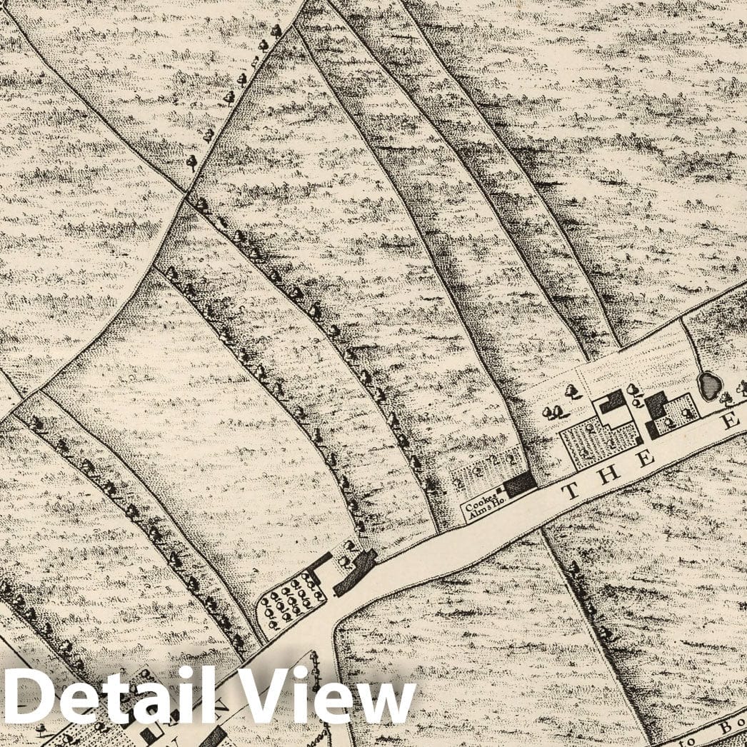 London, England - Sheet H 1, 1746 - Rocque's Map of London Facsimile