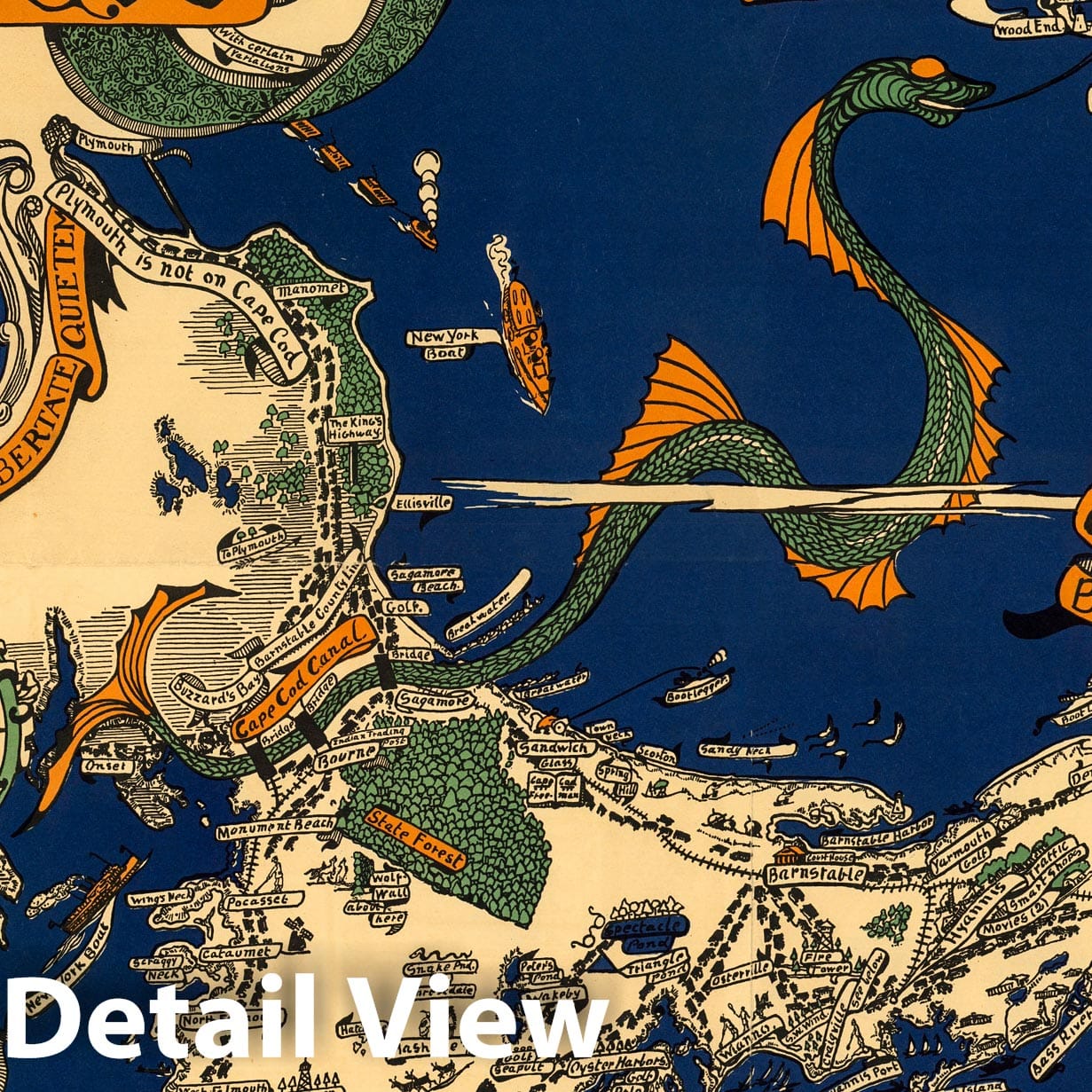 Historic Map : Cape Cod, 1926 v1