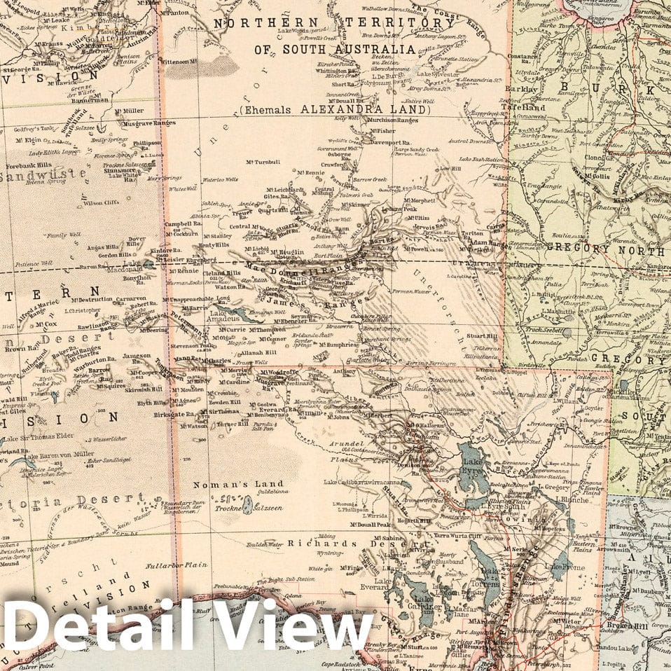 Australia - Nautical Chart, 1898 - Historical Map Print