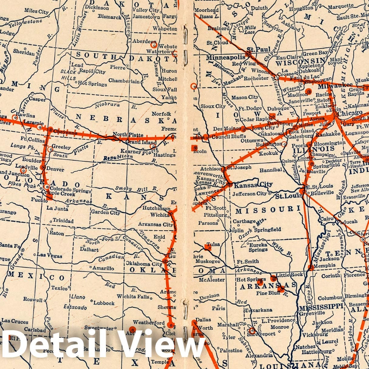 United States - World Airline Routes, 1928 - Historical Map Print