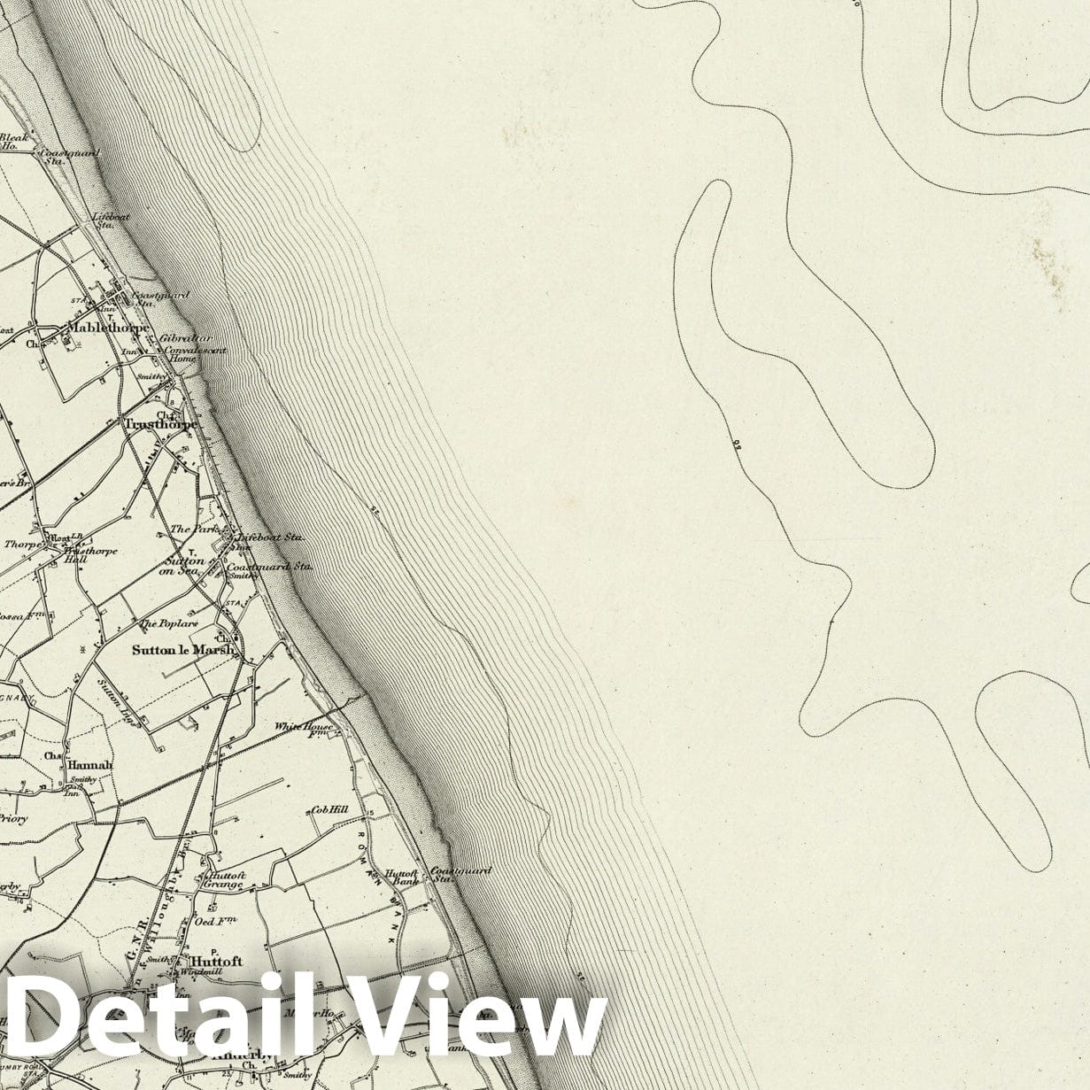 Alford - Survey Map, 1898 - Ordnance Survey Topographic Print