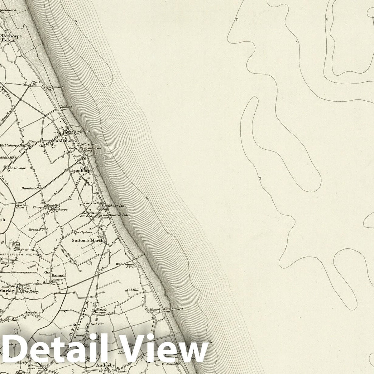 Alford - Survey Map, 1898 - Ordnance Survey Topographic Print