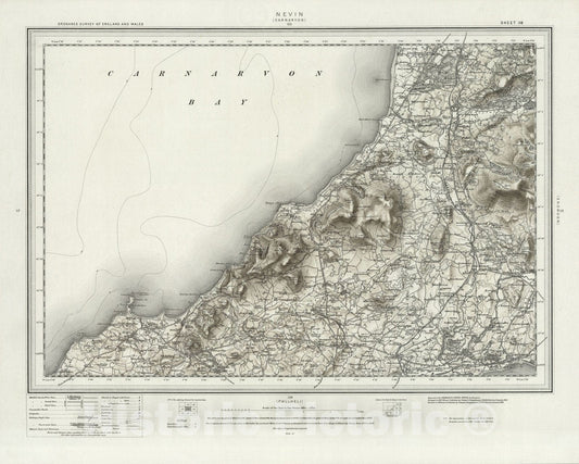 Historic Map : 118 Nevin (Hills) 1899 - Vintage Wall Art