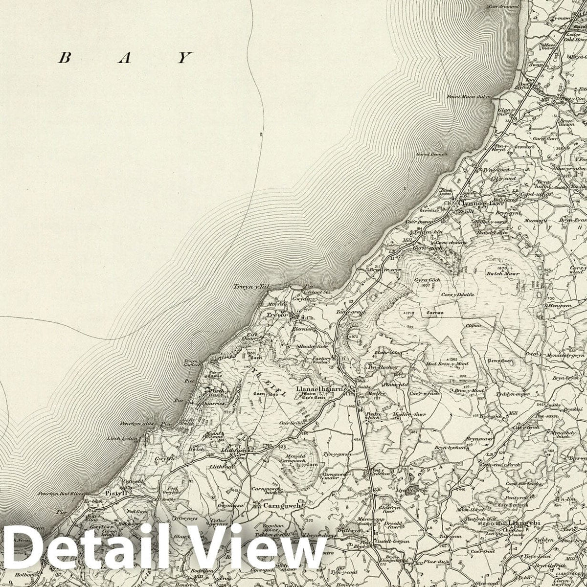 Nevin - Survey Map, 1899 - Ordnance Survey Historical Map Print