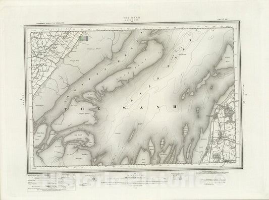 Historic Map : 129 The Wash 1898 - Vintage Wall Art