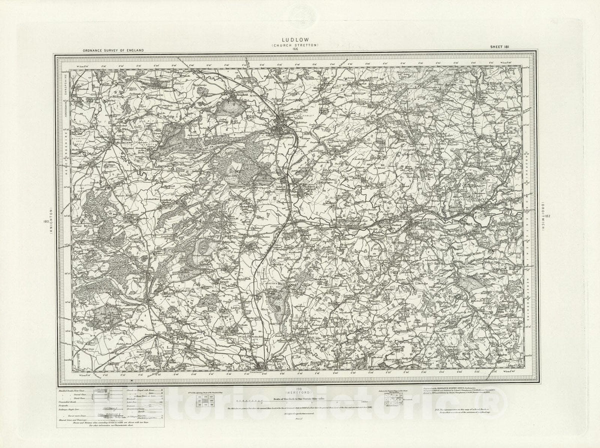 Historic Map : 181 Ludlow 1899 - Vintage Wall Art