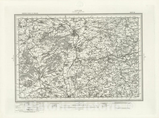 Historic Map : 181 Ludlow 1899 - Vintage Wall Art