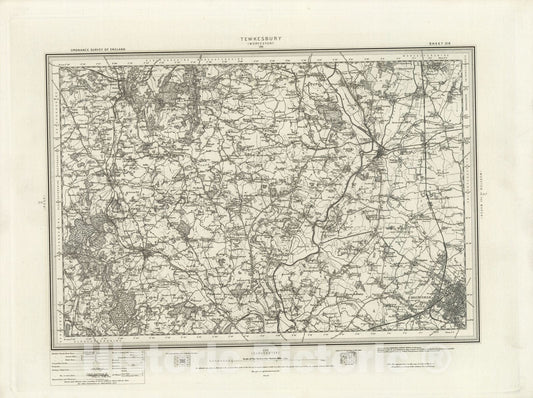Historic Map : 216 Tewksbury 1898 - Vintage Wall Art