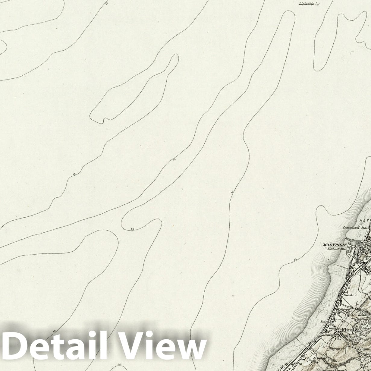 Maryport - Survey Map, 1897 - Ordnance Survey England